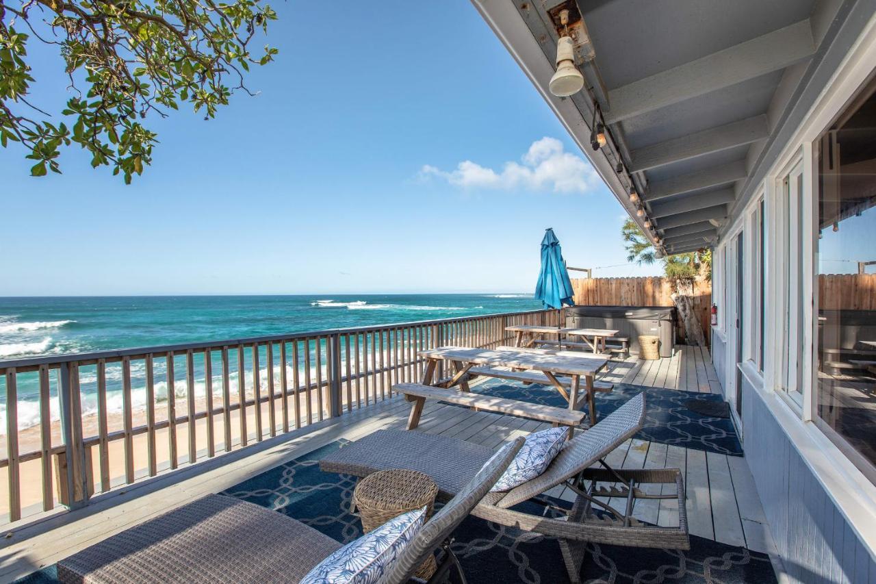 Hawaii Oceanfront Beach House Paradise On The Beach Family Activities Халейва Экстерьер фото